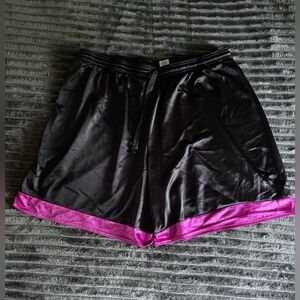 Gray and pink shorts